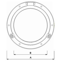 Φινιστρίνι Καθρέφτης 210 mm Foresti e Suardi