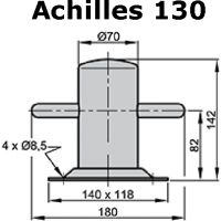 Ανοξείδωτη Μπίντα   Achiles Vetus