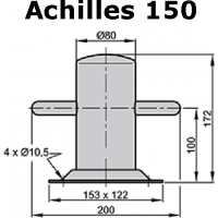 Ανοξείδωτη Μπίντα   Achiles Vetus